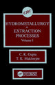 Book cover of: Hydrometallurgy in Extraction Processes, Volume I