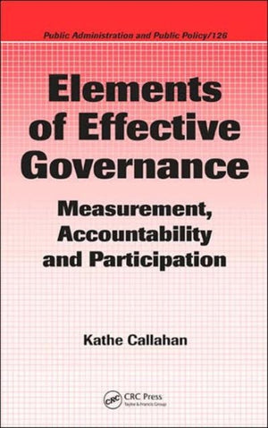 Elements of Effective Governance