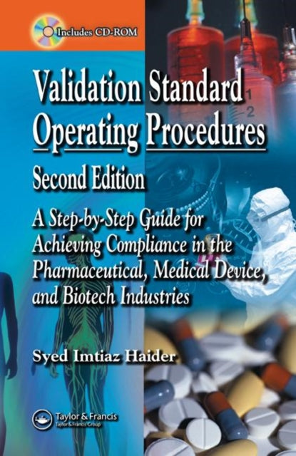 Book cover of: Validation Standard Operating Procedures. By: Syed Imtiaz Haider