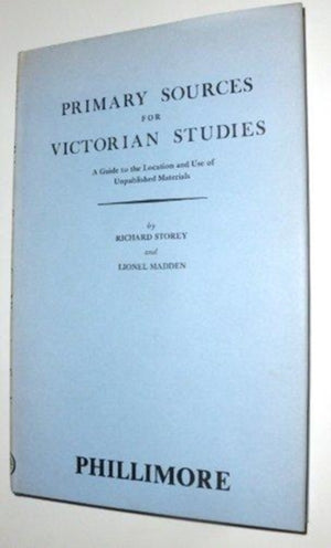 Primary Sources for Victorian Studies