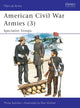 Book cover of: American Civil War Armies (3)