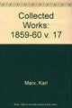 Book cover of: Collected Works. By: Karl Marx