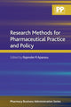 Book cover of: Research Methods for Pharmaceutical Practice and Policy. By: Rajender R. Aparasu