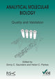 Book cover of: Analytical Molecular Biology. By: G. SAUNDERS