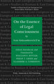 Book cover of: On the Essence of Legal Consciousness. By: I Il'in, Edited, Introduced and Translated by William E Butler, P T Grier and V A Tomsinov