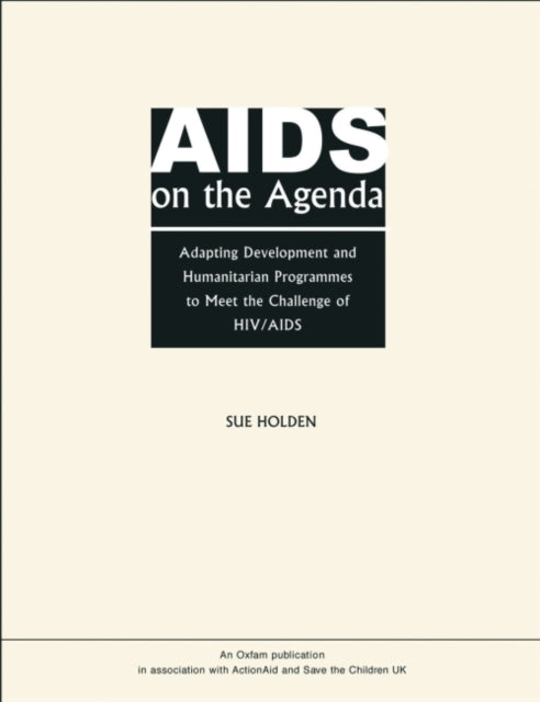 Book cover of: Aids on the Agenda. By: Sue Holden