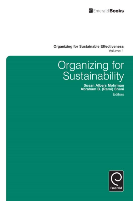 Book cover of: Organizing for Sustainability