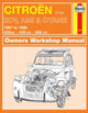 Citroen 2CV, Ami & Dyane (67 - 90) Haynes Repair Manual 9780857336408 Haynes