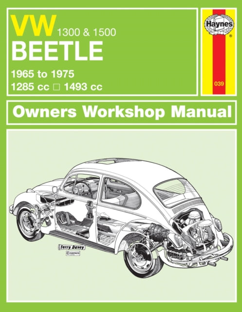 Book cover of: VW Beetle 1300 & 1500 (65 - 75) Haynes Repair Manual. By: Haynes