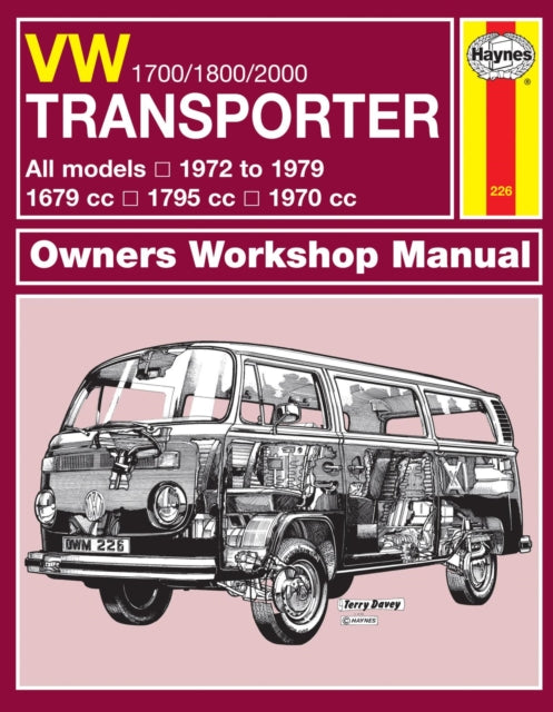 Book cover of: VW Transporter 1700, 1800 & 2000 (72 - 79) Haynes Repair Manual. By: Haynes