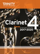 Book cover of: Trinity College London: Clarinet Exam Pieces Grade 4 2017 - 2020 (score & part). By: TRINITY COLLEGE LOND