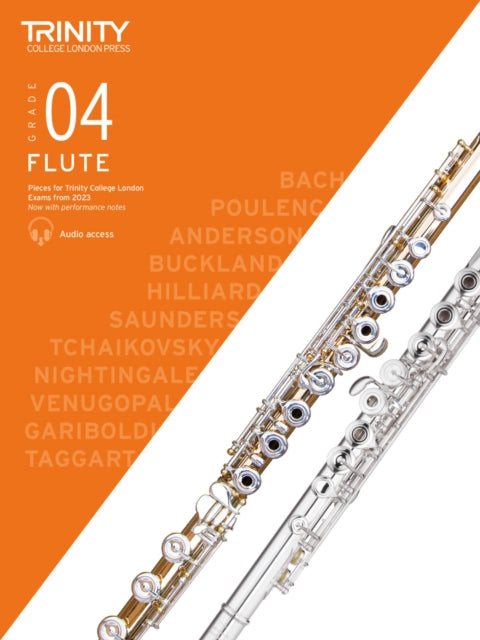 Book cover of: Trinity College London Flute Exam Pieces from 2023: Grade 4