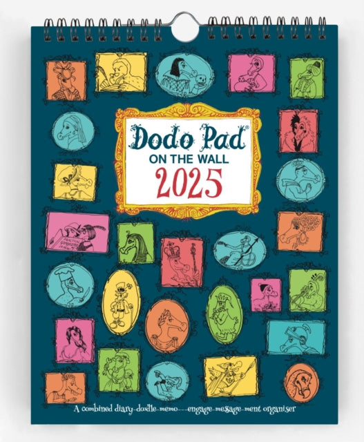 Book cover of: Dodo Pad On The Wall 2025 - Calendar Year Wall Hanging Week to View Calendar Organiser