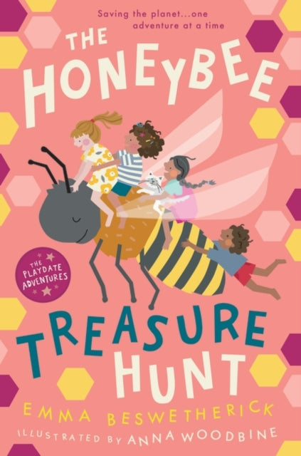 Book cover of: Honeybee Treasure Hunt. By: Emma Beswetherick