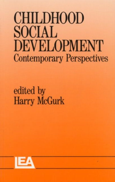 Book cover of: Childhood Social Development. By: Harry McGurk