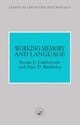Book cover of: Working Memory and Language. By: Susan E. Gathercole