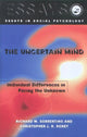 Book cover of: Uncertain Mind