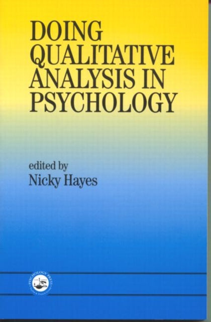 Book cover of: Doing Qualitative Analysis In Psychology