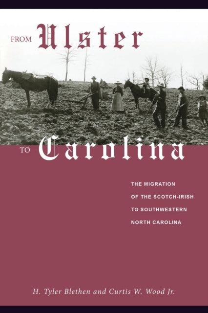 Book cover of: From Ulster to Carolina