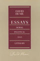 Book cover of: Essays -- Moral Political & Literary, 2nd Edition