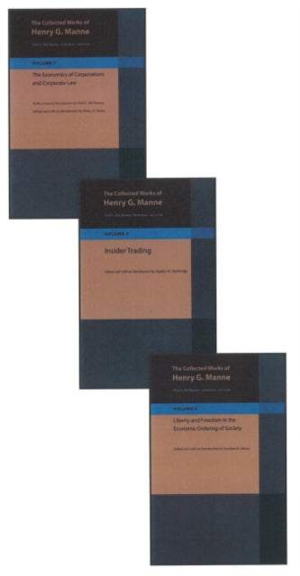 Book cover of: Collected Works of Henry G Manne: 3-Volume Set. By: Henry G. Manne