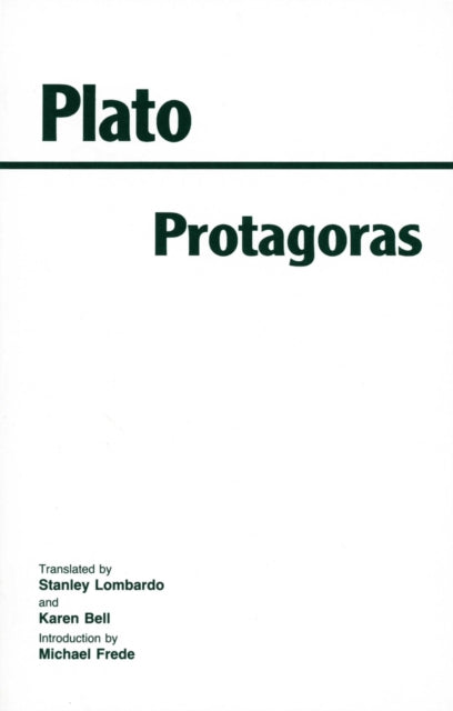 Book cover of: Protagoras