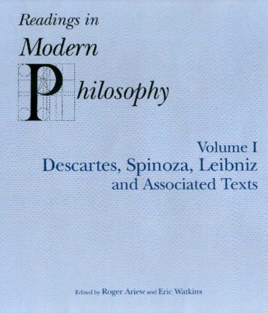 Book cover of: Readings In Modern Philosophy, Volume 1