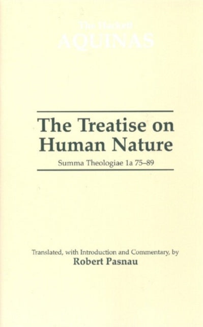 Book cover of: Treatise on Human Nature. By: Thomas Aquinas