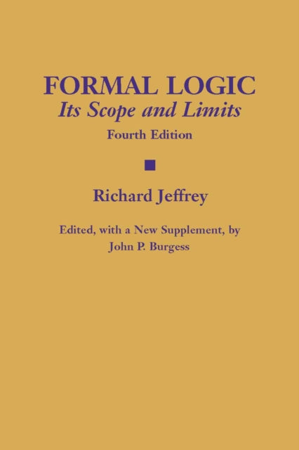 Book cover of: Formal Logic. By: John P. Burgess