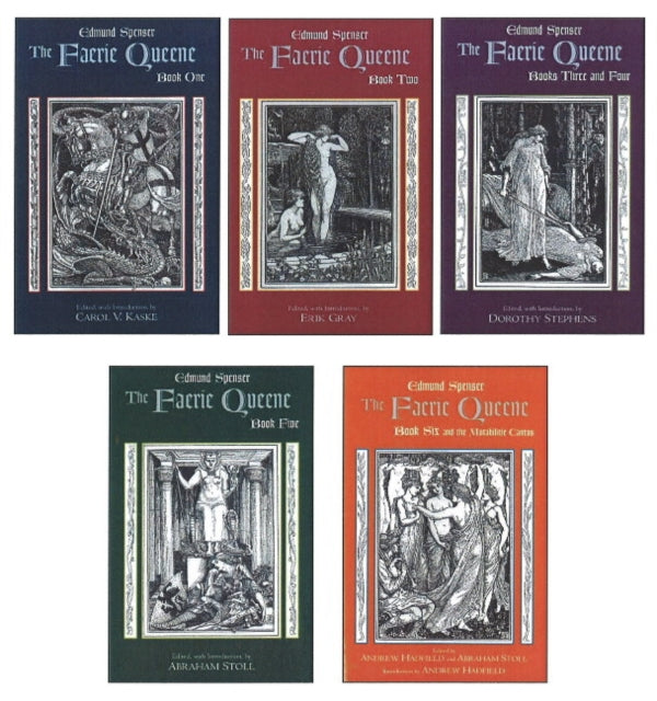 Book cover of: Faerie Queene: Complete in Five Volumes. By: Edmund Spenser
