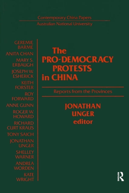 Book cover of: Pro-democracy Protests in China