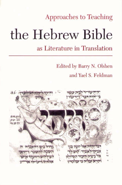 Book cover of: Approaches to Teaching Hebrew Bible as Literature in Translation
