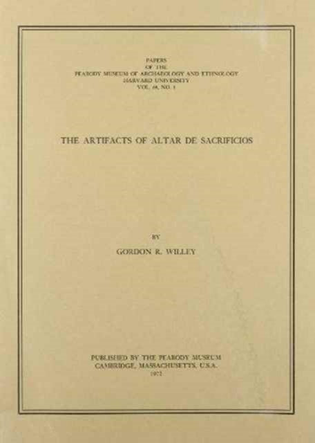 Book cover of: Artifacts of Altar de Sacrificios