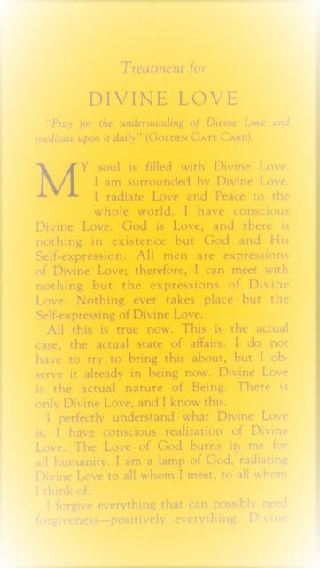 Book cover of: Treatment for Divine Love