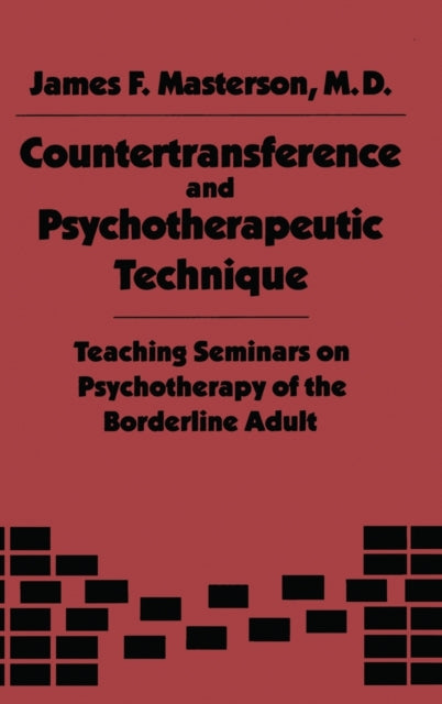 Book cover of: Countertransference and Psychotherapeutic Technique. By: M.D. Masterson