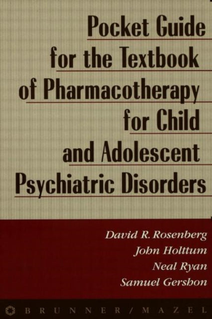 Book cover of: Pocket Guide For Textbook Of Pharmocotherapy. By: David Rosenberg