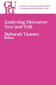 Book cover of: Georgetown University Round Table on Languages and Linguistics (GURT) 1981: Analyzing Discourse. By: Deborah Tannen
