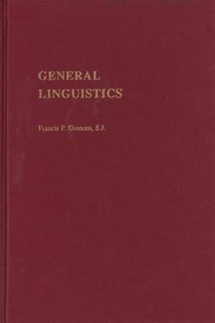 Book cover of: General Linguistics