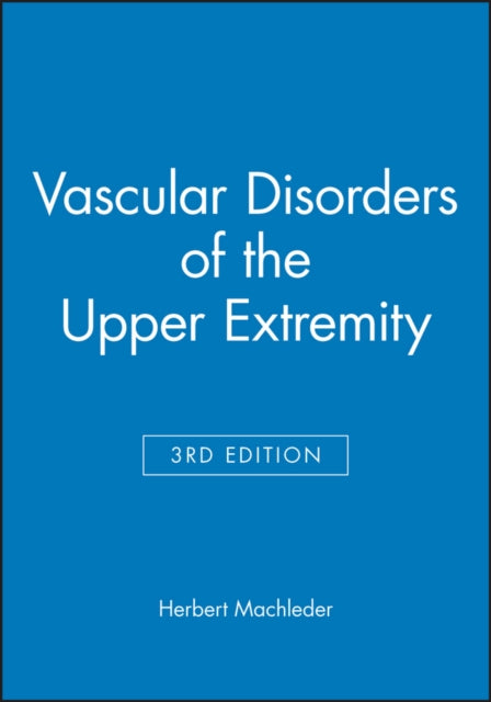 Book cover of: Vascular Disorders of the Upper Extremity