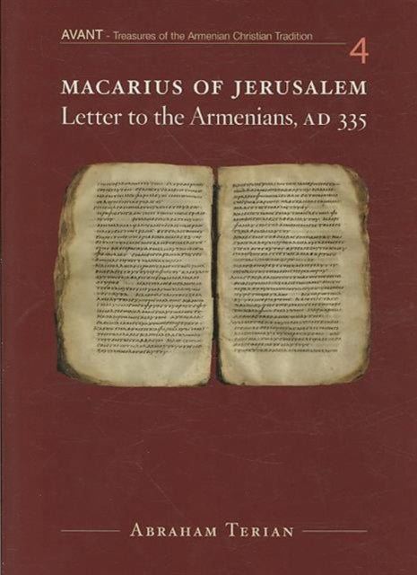 Book cover of: Macarius of Jeruslaem: Letter to. By: Abraham Terian