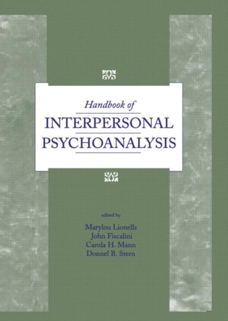 Book cover of: Handbook of Interpersonal Psychoanalysis