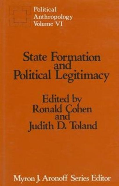 Book cover of: State Formation and Political Legitimacy