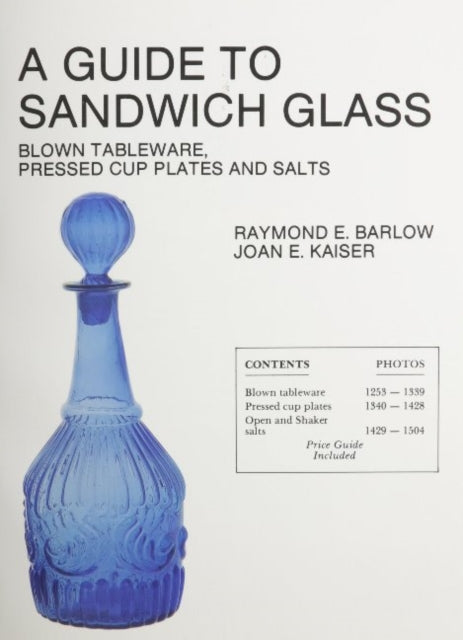Book cover of: Guide to Sandwich Glass