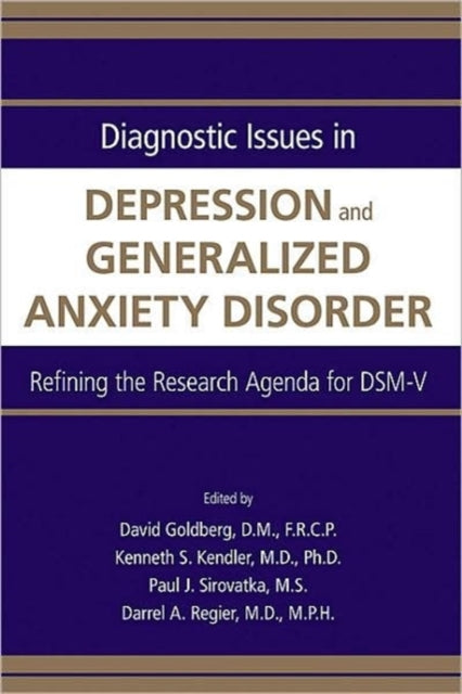 Book cover of: Diagnostic Issues in Depression and Generalized Anxiety Disorder