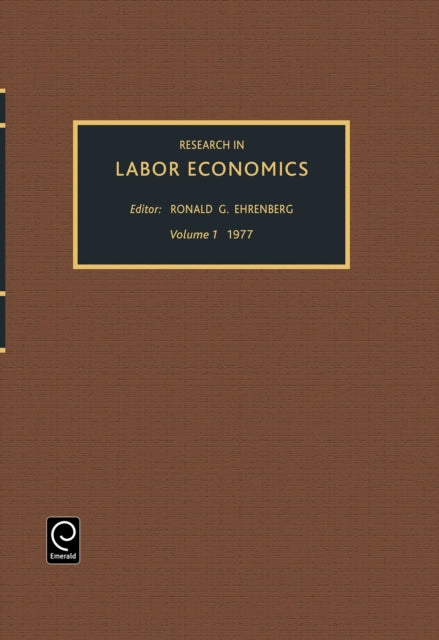 Book cover of: Research in Labor Economics. By: Ronald G. Enrenberg