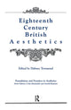 Book cover of: Eighteenth-Century British Aesthetics