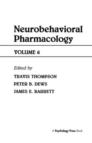Advances in Behavioral Pharmacology