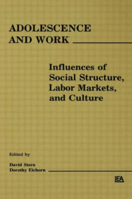 Book cover of: Adolescence and Work