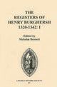 Book cover of: Registers of Henry Burghersh 1320-1342. By: Nicholas Bennett