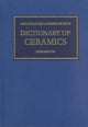 Book cover of: Dictionary of Ceramics. By: Arthur  E. Dodd
